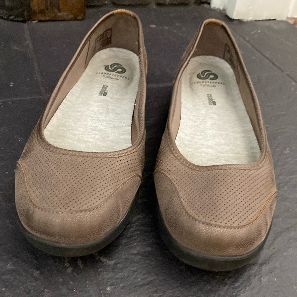 Clarks Cushion Slip Ons